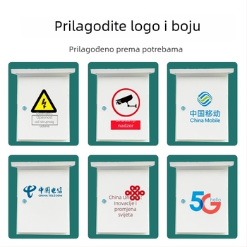 Vanjska vodootporna kutija za distribuciju sa sidrenjem na prsten, kućište od hladno valjanog čelika, debljina ploče 0,8 mm