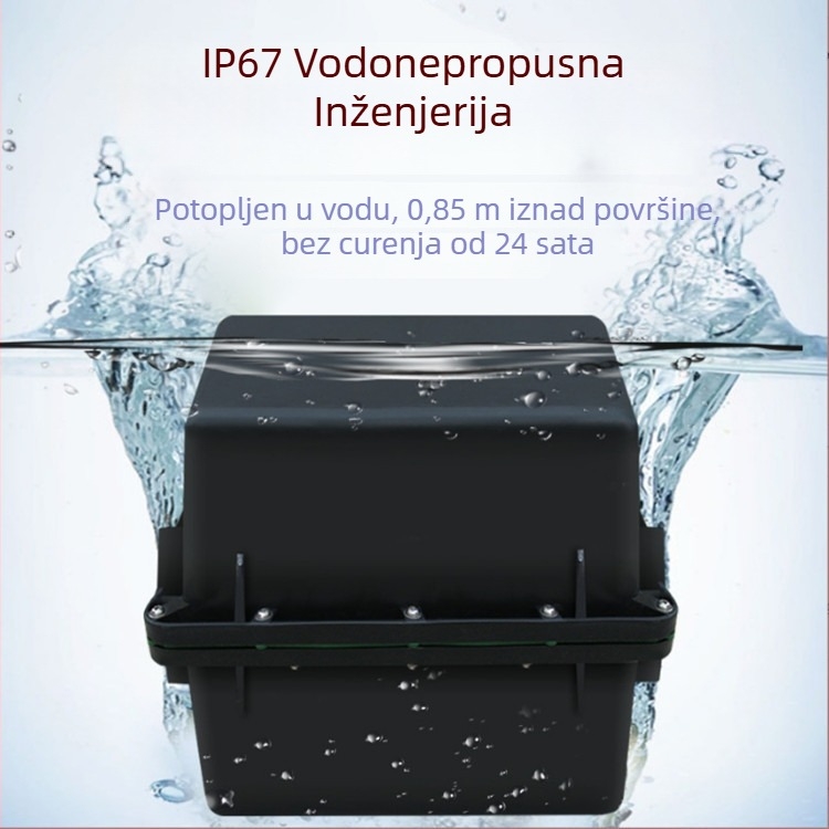 Deblja plastična podzemna kutija za baterije, vodootporna i izolirana za uličnu rasvjetu
