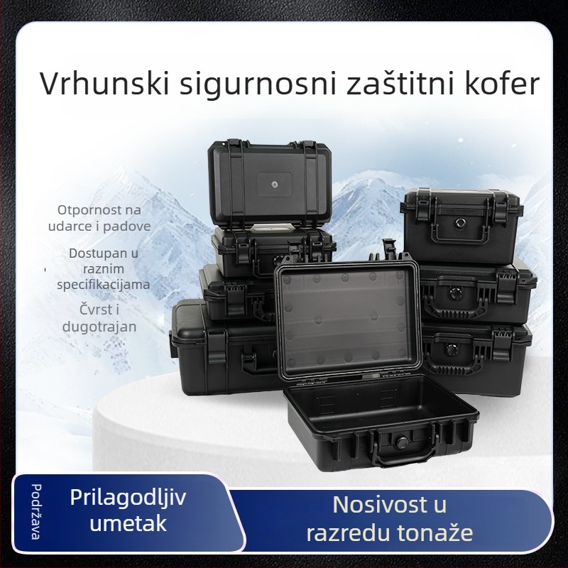 Kutija za alat 2519, PP materijal, pjena unutar, nosivost 30–40 kg, za skladištenje i zaštitu instrumenata i opreme
