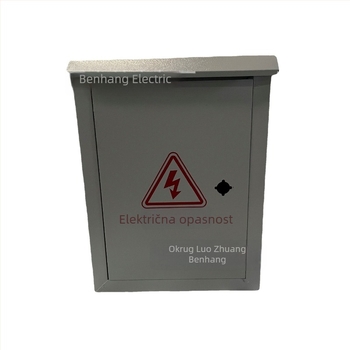 Vanjska kutija za distribuciju električne energije, vodootporna, kućište od hladno valjanog čeličnog lima, IP30, debljina ploče 0.4–0.8 mm, prilagodljiva
