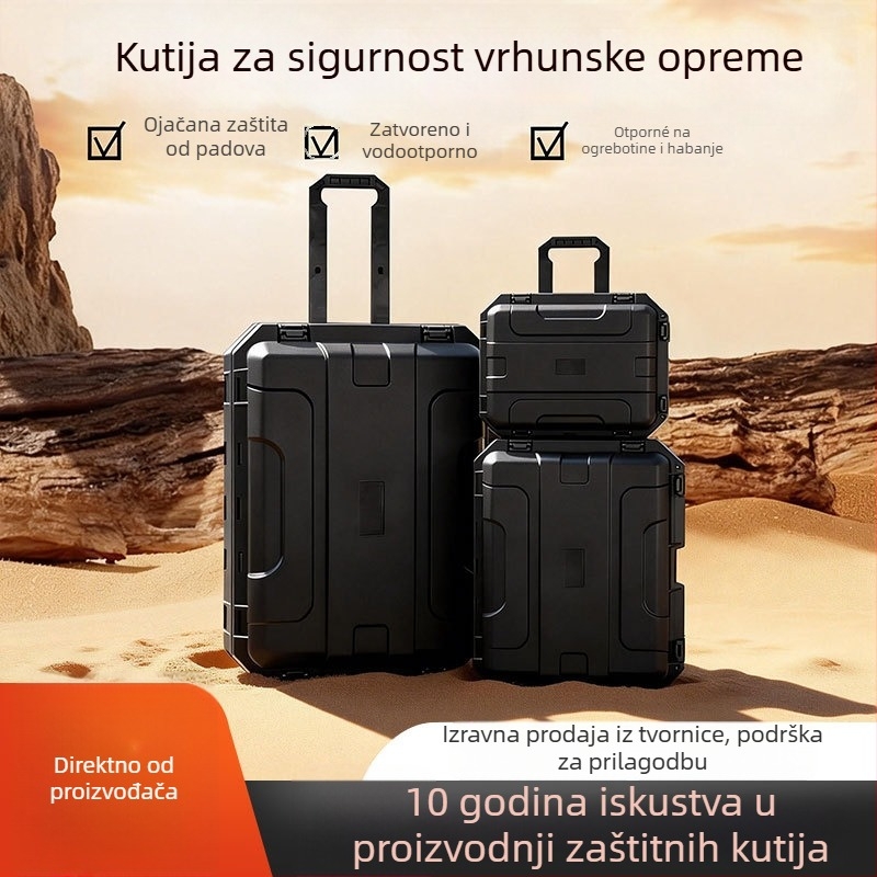 Kutija za fotoopremu s kotačićima – vodootporna, otporna na udarce, velika kapaciteta
