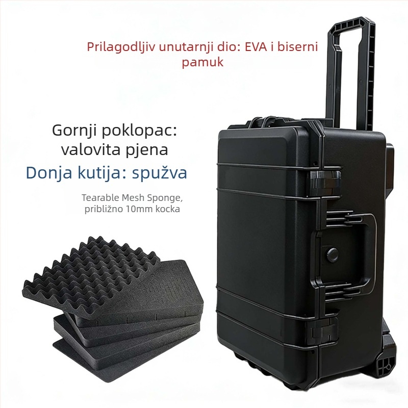 Kutija za fotoopremu s kotačićima – vodootporna, otporna na udarce, velika kapaciteta