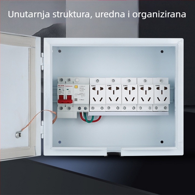 Vanjska kutija za punjenje EV sa zaključavanjem lozinkom, protiv krađe, vodootporna, IP55, 32A, kućište od hladno valjanog čelika
