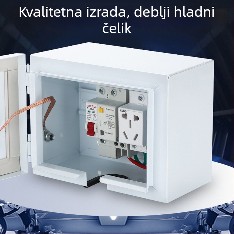 Vanjska kutija za punjenje EV sa zaključavanjem lozinkom, protiv krađe, vodootporna, IP55, 32A, kućište od hladno valjanog čelika