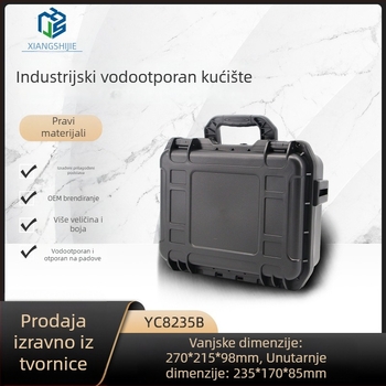 Plastična kutija za alat za pohranu i prijenos, pogodna za precizne instrumente