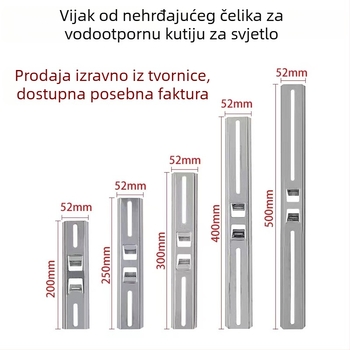 Nerđajući čelični nosač stupa za montažu razvodnih kutija i križnih šipki