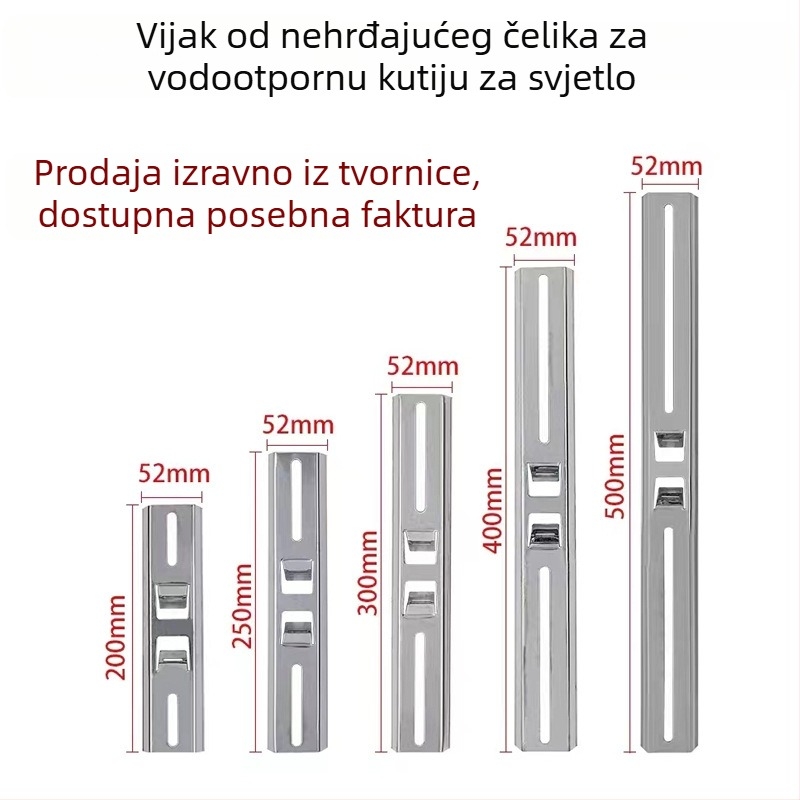 Nerđajući čelični nosač stupa za montažu razvodnih kutija i križnih šipki