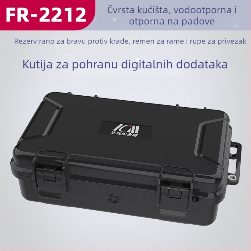Višenamjenska kutija za pohranu digitalnih dodataka, prijenosna putna kutija za dodatke telefona, vodootporna i otporna na pad zaštitna kutija