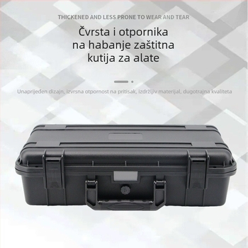 Prijenosna plastična kutija za alate, vodootporna i otporna na vlagu, višefunkcionalna kutija za pohranu alata