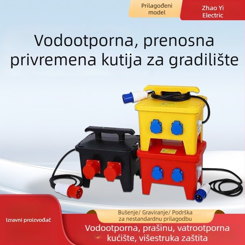 Zhaoyi IP65 Vanjska vodootporna prenosna kutija za razvod, površinska montaža