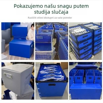PP šuplja kutija, sklopiva vodootporna ambalaža, visoka čvrstoća, nosivost 35 kg