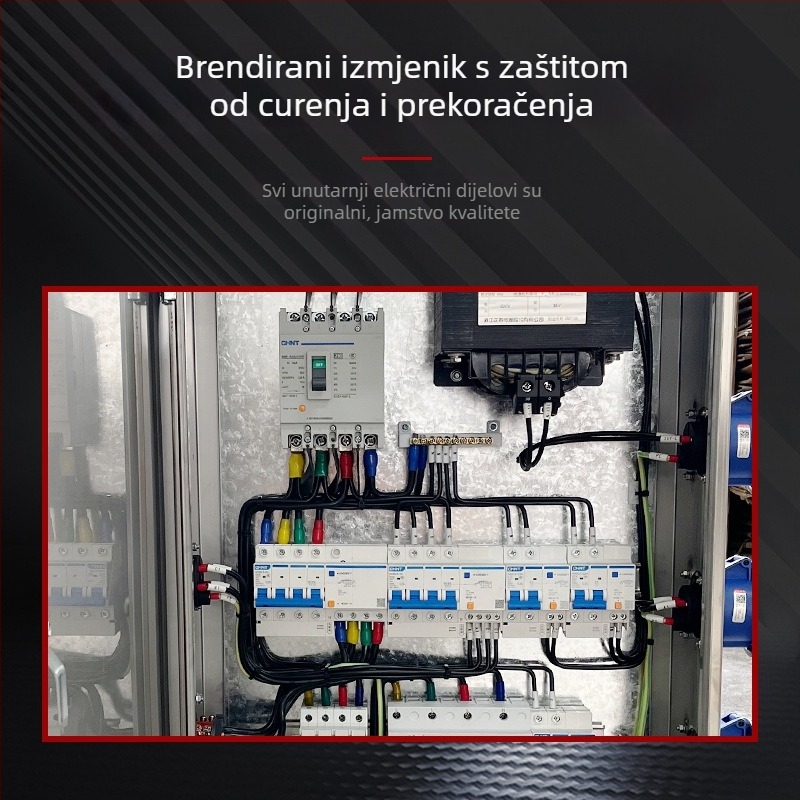 Vanjski vodootporni kutija za napajanje od nehrđajućeg čelika, zidna ili podna montaža, IP45, 100 A, Dz20015 serija