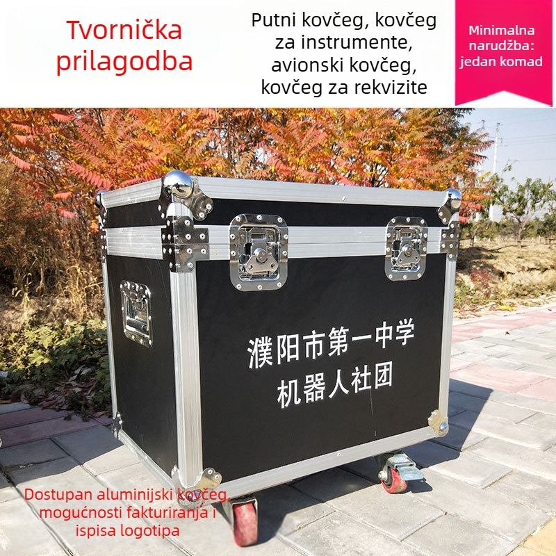 Prilagođeni aluminijski kovčeg za opremu, dronove i velike instrumente