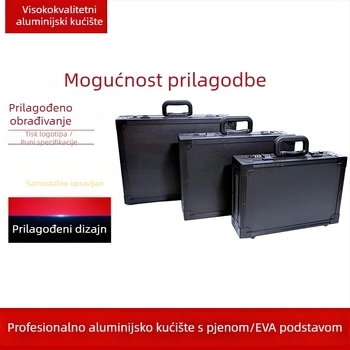 Aluminijski flight case za opremu, s kotačićima, vodootporan, otporan na udarce, kamuflažni završetak