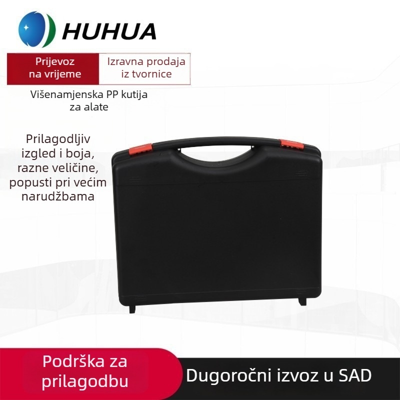 Prijenosna plastična kutija za alate – višefunkcionalni spremnik za pohranu, vodootporan i otporan na vlagu