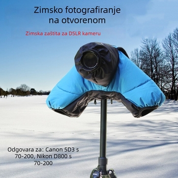 AYXSEE Vanjska topla zaštita za DSLR i mirrorless kamere, 720 g, Podrijetlo Kina, zaštita od zime s šupljom pamukom, licencirana privatna oznaka
