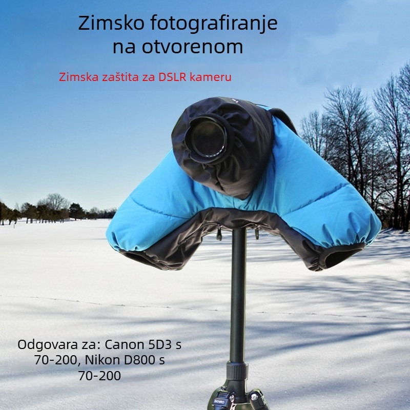 AYXSEE Vanjska topla zaštita za DSLR i mirrorless kamere, 720 g, Podrijetlo Kina, zaštita od zime s šupljom pamukom, licencirana privatna oznaka