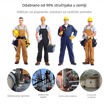 Prijenosna pojasna torba za alate, čvrsta konstrukcija otporna na habanje, set vrtnih alata s višestrukim džepovima