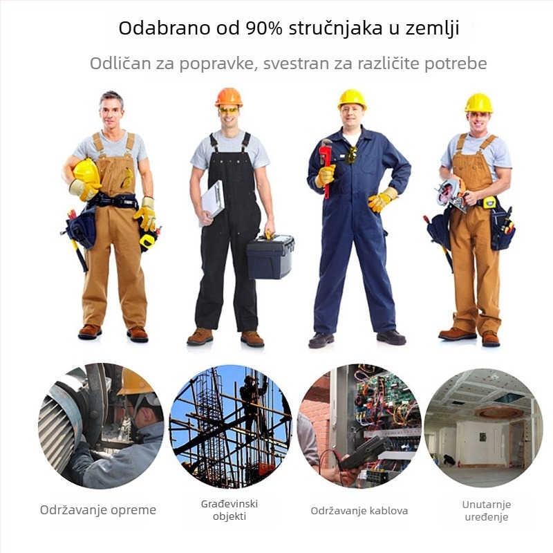 Prijenosna pojasna torba za alate, čvrsta konstrukcija otporna na habanje, set vrtnih alata s višestrukim džepovima