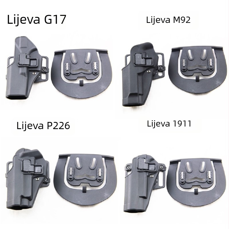 Lijeva futrola za pištolj za G17, 1911, M92, P226 – taktički vojni entuzijast