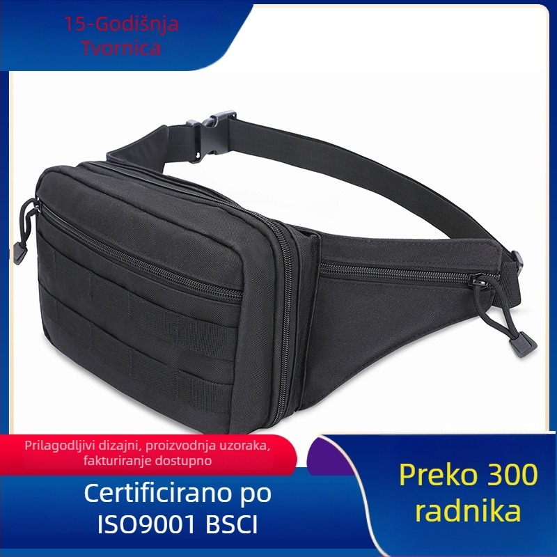 Taktička prsna torba od Oxford materijala, prilagodljivo obrađivanje, otisak logotipa, licencirana privatna etiketa