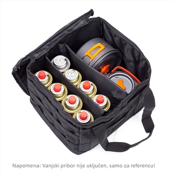 Vojna kamping torba za opremu, kamuflažni stil, poliester, prozračna, suho/mokro odvajanje, unisex, za aktivnosti na otvorenom