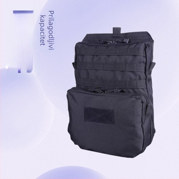 Prilagodljiva taktička MOLLE vodena torba za kampiranje – 1000D najlon, moguć ispis logotipa