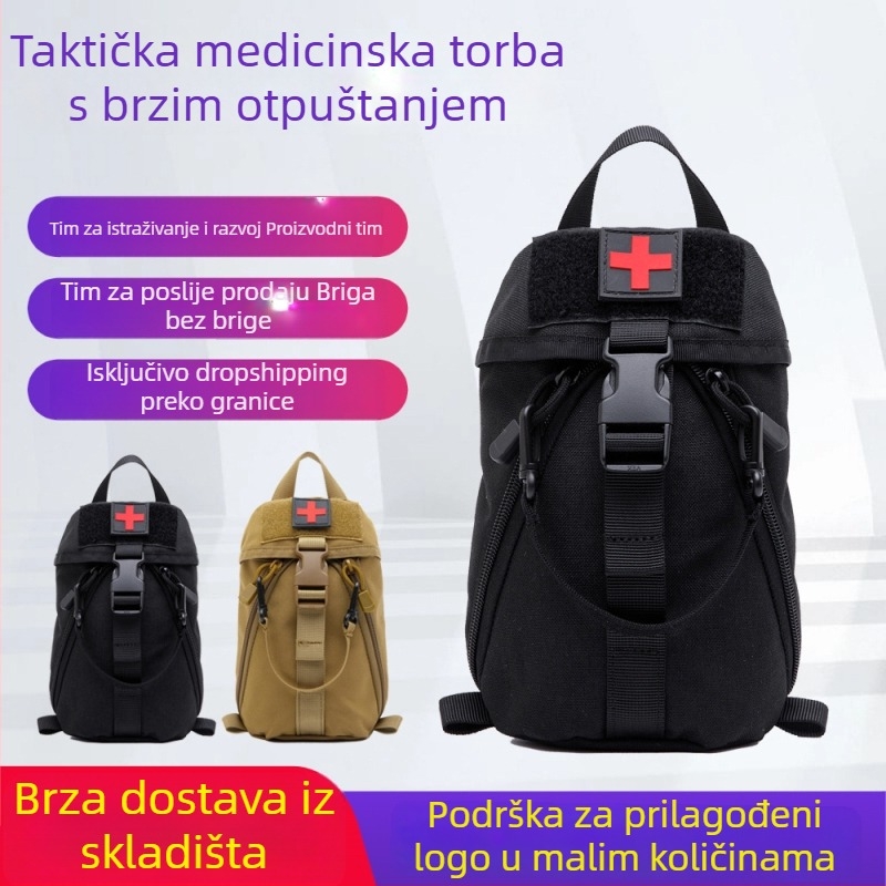 Molle taktički medicinski komplet – brzo rastavljanje, vodootporan, najlon, za vanjsku upotrebu