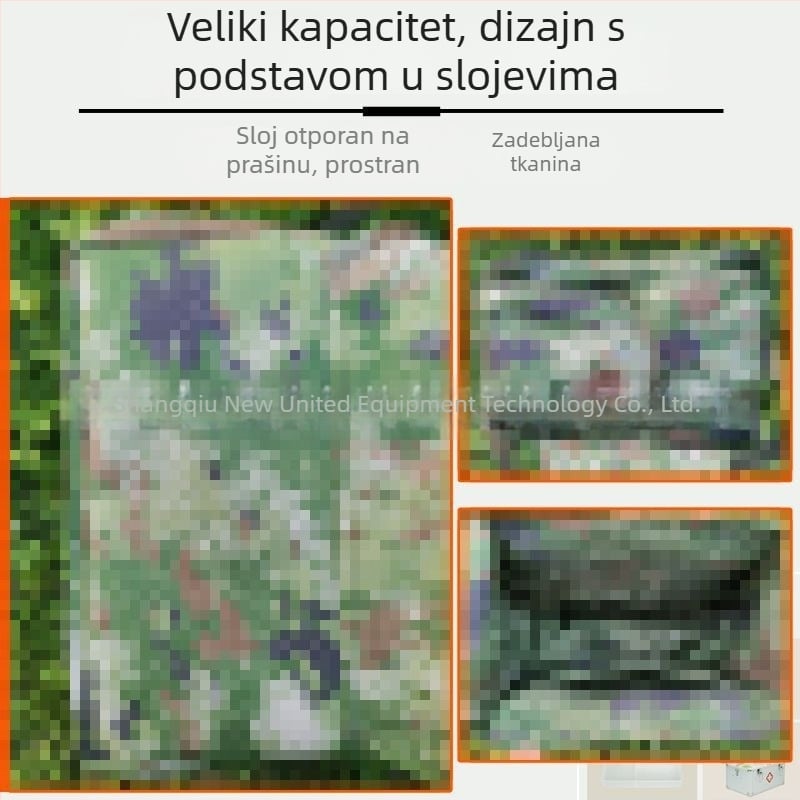 Vanjska maskirna torba preko ramena za prvu pomoć, kompakna višenamjenska medicinska torba, izrađena od Oxford platna