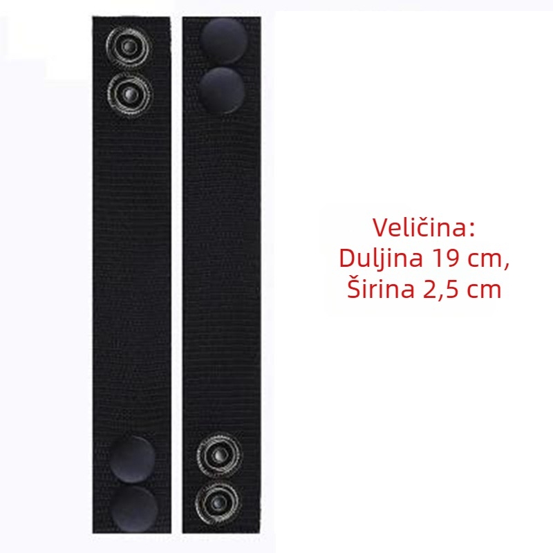 Taktijski privjesak za pojas s snap kopčom i fiksnim zatvaračem, vanjski prsten pojasa 5 cm ili 5,5 cm