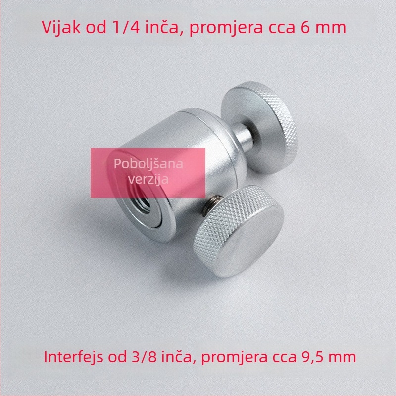 Univerzalni držač za telefon s gimball adapterom od aluminijske legure, s adapterom za livestream, za projektor, noćnu ribolovnu lampu i laserski kanon fotografskog pribora