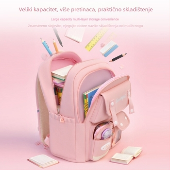 Nova lagana školska torba s velikim kapacitetom, ženski ruksak s dvostrukim naramenicama