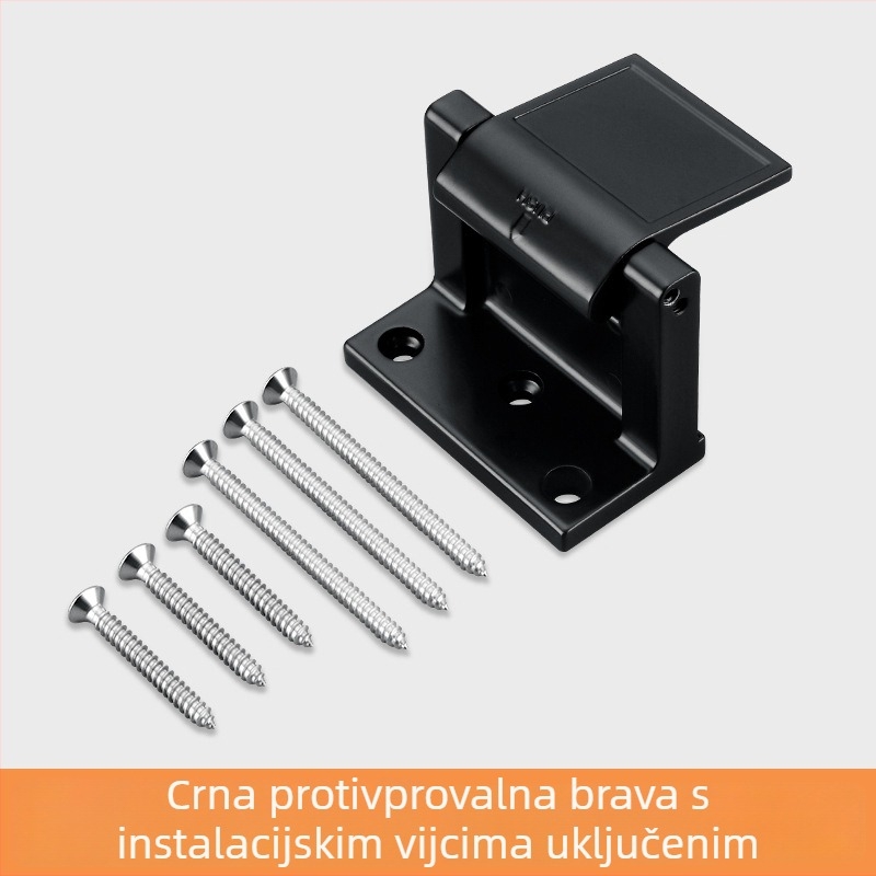 Protivkrađna brava za vrata, fiksni zasun za unutarnje vrata