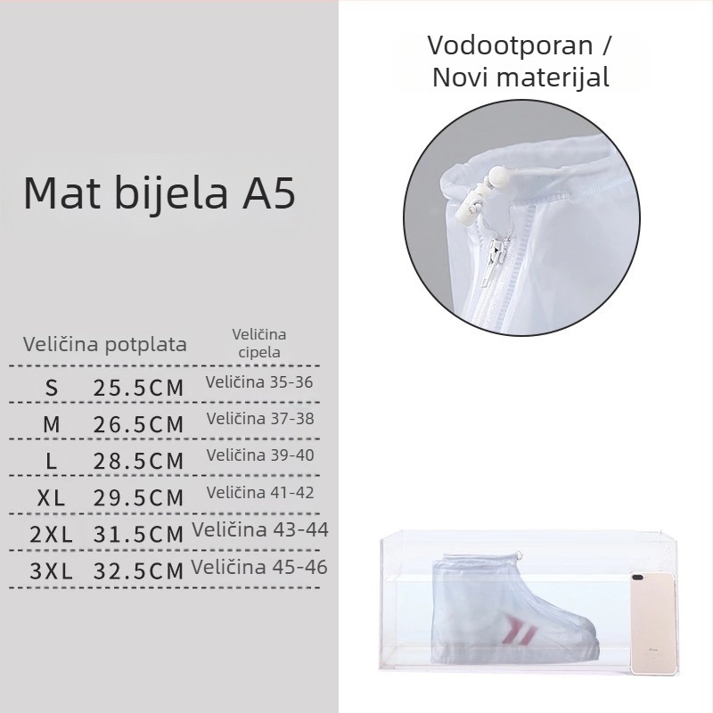 Navlake za cipele: vodootporne, protuklizne, debeljene, otporne na habanje, za vanjsku upotrebu (unisex)