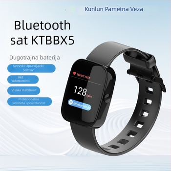 Pametni sat s praćenjem sna, Bluetoothom, magnetskim punjenjem, vodootporan za svakodnevnu upotrebu, TFT zaslon