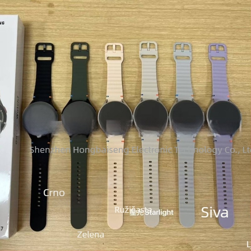 Watch7 krušni pametni sat s Bluetooth pozivima, praćenje srčanog ritma, mjerenje krvnog tlaka, mjerenje zasićenosti krvi kisikom, trajanje baterije 7–14 dana