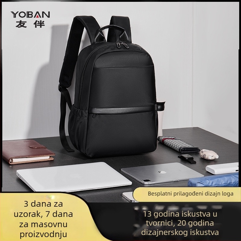 Muški gradski ruksak od poliestera, prozračan, vodootporan, otporan na habanje, 20–35L, ergonomsko rasterećenje tereta, za putovanja i posao