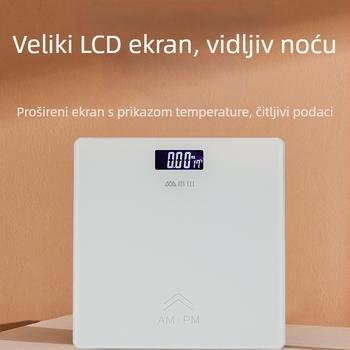 Vaga za tjelesnu težinu – kućna precizna elektronička vaga, pametna zdravstvena vaga za internat, kapacitet 150 kg, korak 0,2 kg