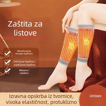 Grafen štitnik listova s toplom sportskom manžetom, zaštita gležnja i koljena, unisex