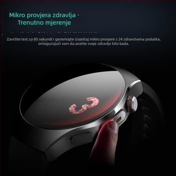 Pametni sat s mjerenjem otkucaja srca, AMOLED zaslon u boji, NFC za offline plaćanja, mjerenje zasićenja krvi kisikom, praćenje sna