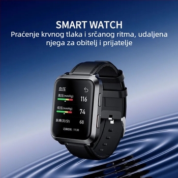 Pametni sat s mjerenjem krvnog tlaka, praćenjem sna, srčanim ritmom, tjelesnom temperaturom i GPS lokacijom