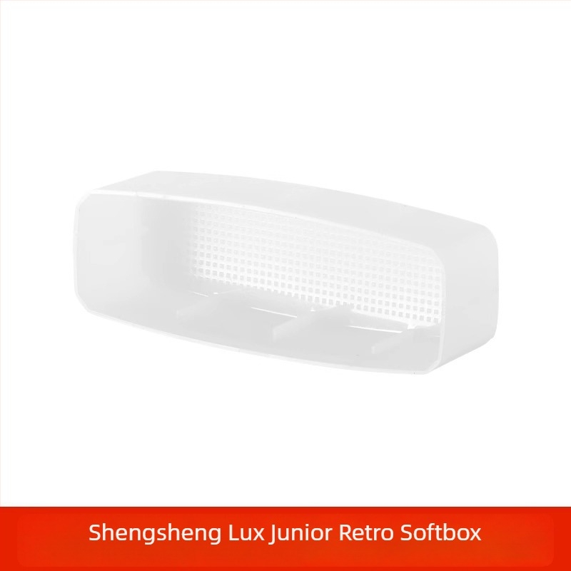 Softbox za Shenniu Lux Junior Retro Flash, kvadratni Soft Light Box za bljeskalicu na kameri, aluminijska legura