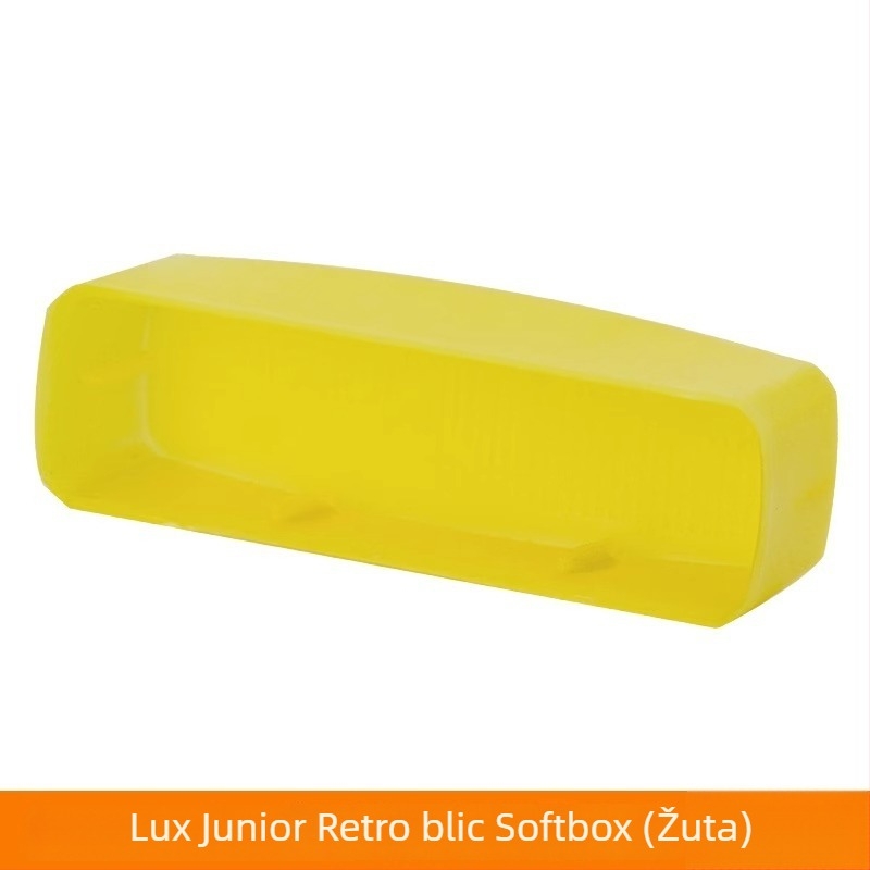 Softbox za Shenniu Lux Junior Retro Flash, kvadratni Soft Light Box za bljeskalicu na kameri, aluminijska legura