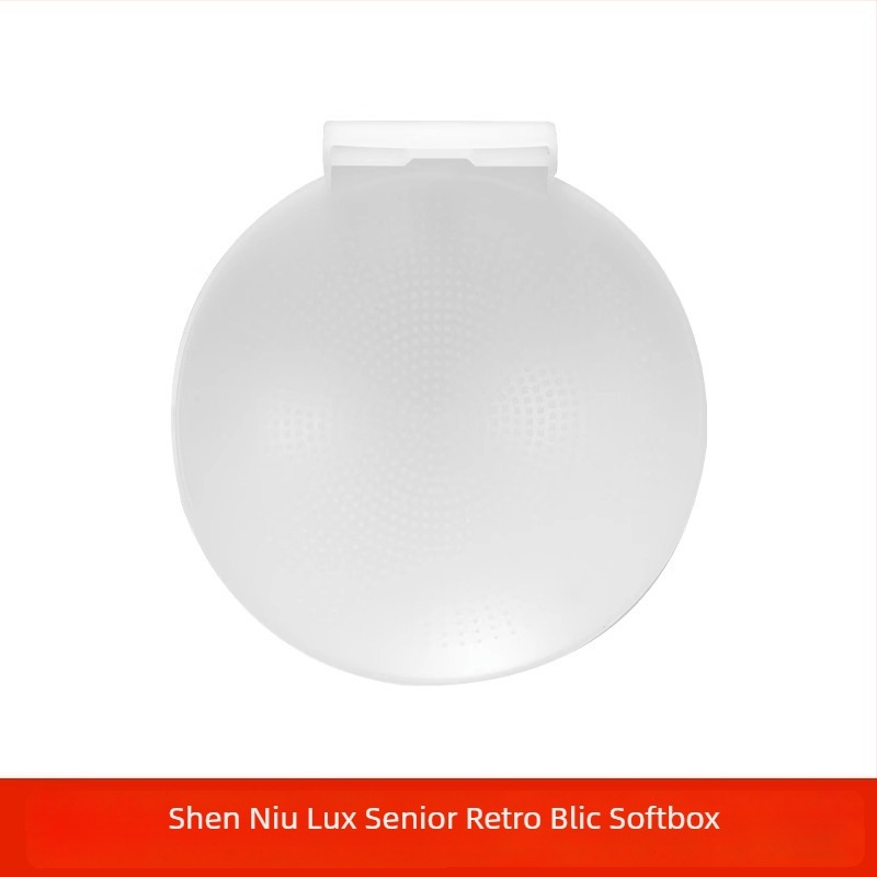 Softbox za Shenniu Lux Junior Retro Flash, kvadratni Soft Light Box za bljeskalicu na kameri, aluminijska legura