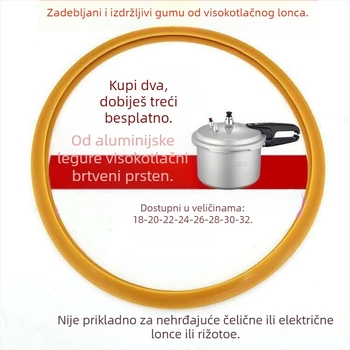 Brtveni prsten za lonac pod pritiskom, silikon, univerzalna prilagodba, protiv preljeva