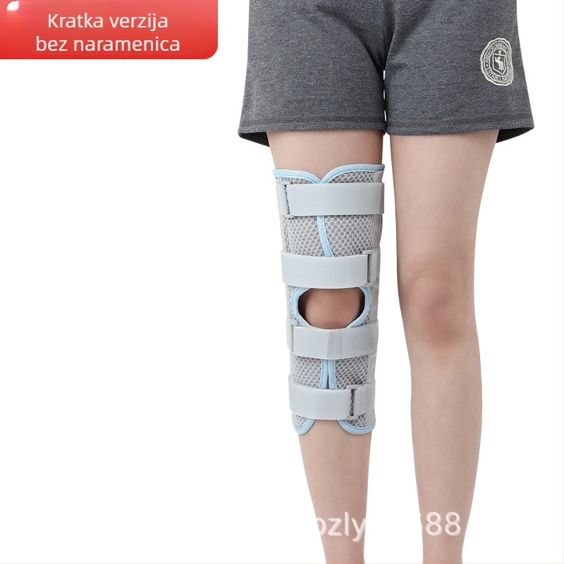 Prozračna fiksacijska ortoza koljena za poslijeoperacijsku rehabilitaciju – podrška ligamenata i meniskusa, poliestersko vlakno, odrasla osoba, nogomet, Xiao ze kang