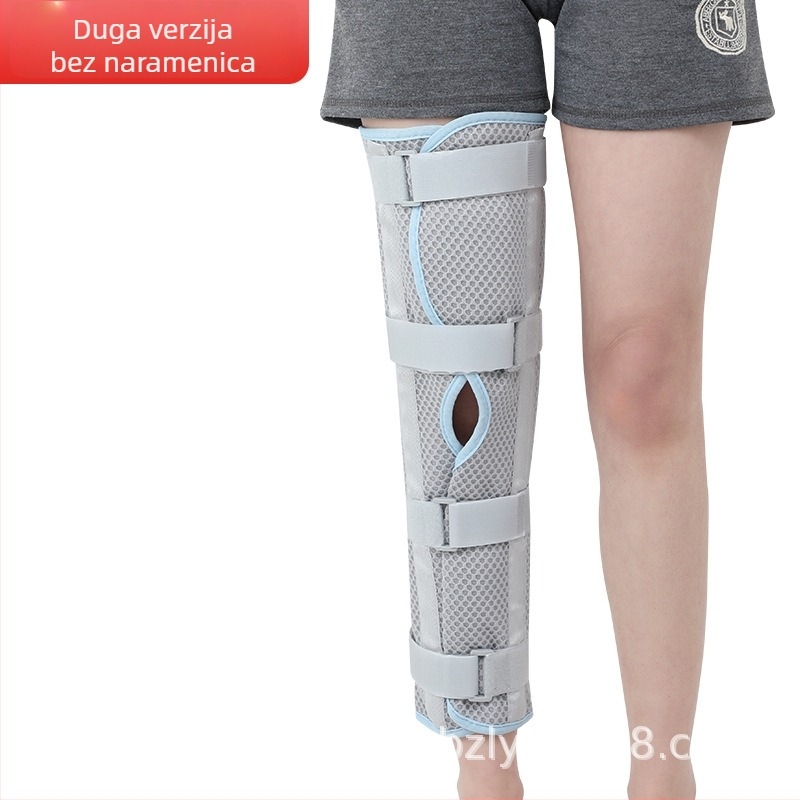 Prozračna fiksacijska ortoza koljena za poslijeoperacijsku rehabilitaciju – podrška ligamenata i meniskusa, poliestersko vlakno, odrasla osoba, nogomet, Xiao ze kang