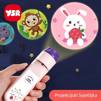 Yisirui dječja projektor svjetiljka – obrazovna igračka sa zvjezdanim nebom, za djecu 0–3 godine