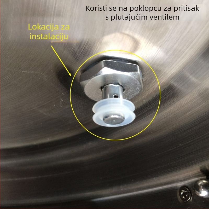 Pribor za električni lonac na tlak: plutajući ventil, brtvilo, gumeni prsten i plutajući poklopac