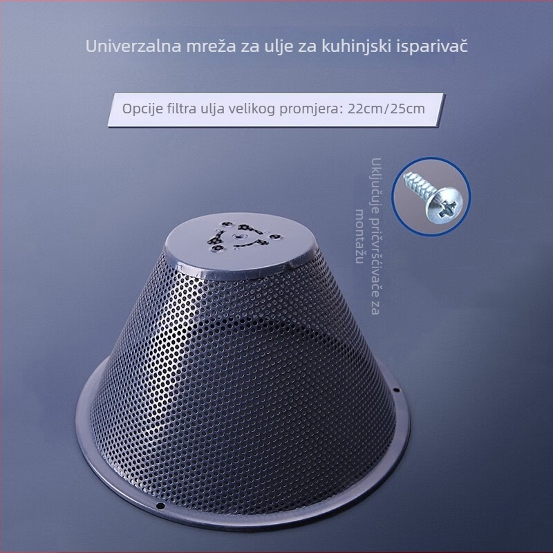 Dodatak za kuhinjski napa - zamjenjiva mreža filtra protiv ulja, ručna ugradnja, univerzalni model, težina 0,3 kg